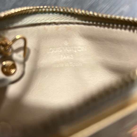 Louis Vuitton Wallet Coin Purse Pochette Cles beige Leather - Picture 6 of 8